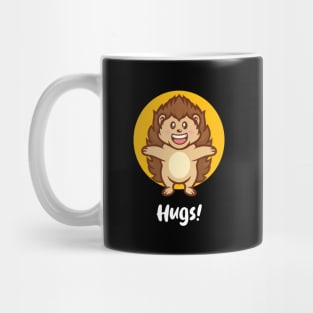 Hedgehog hugs! (on dark colors) Mug